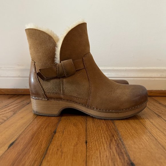 Dansko Bessie boot, Size 38, Color Honey Burnished - Picture 4 of 9